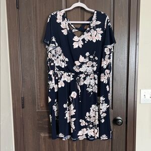 Maurice’s Floral Navy Dress Size 2x